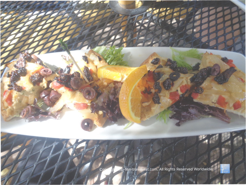 Healthy lunch at Secret Garden Cafe in Sedona