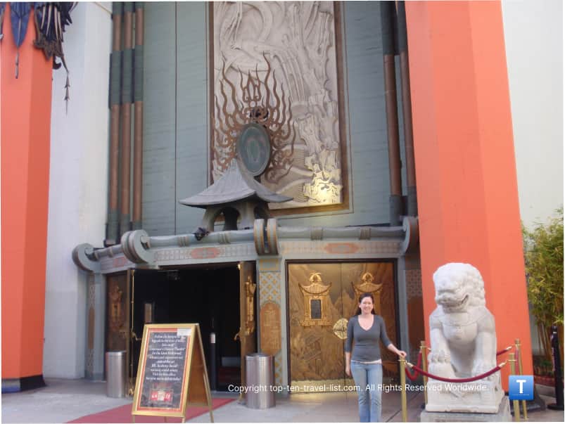 Foo Dog at the Grauman Theater in Hollywood