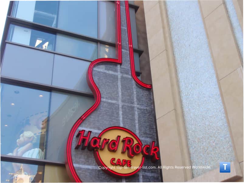 The iconic Hard Rock guitar
