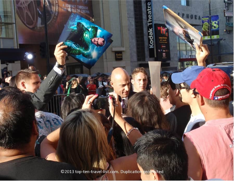 Mark Strong at Green Lantern premiere