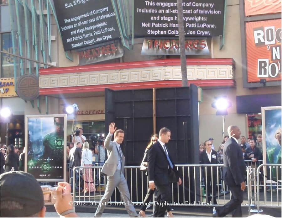 Ryan Reynolds at the Green Lantern premiere