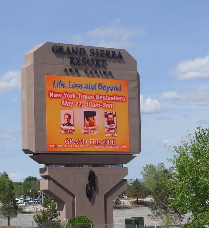 Grand Sierra Resort and Casino sign in Reno