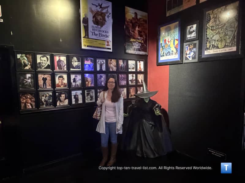 Wizard of Oz prop at Hollywood Blvd movie theater in Woodridge