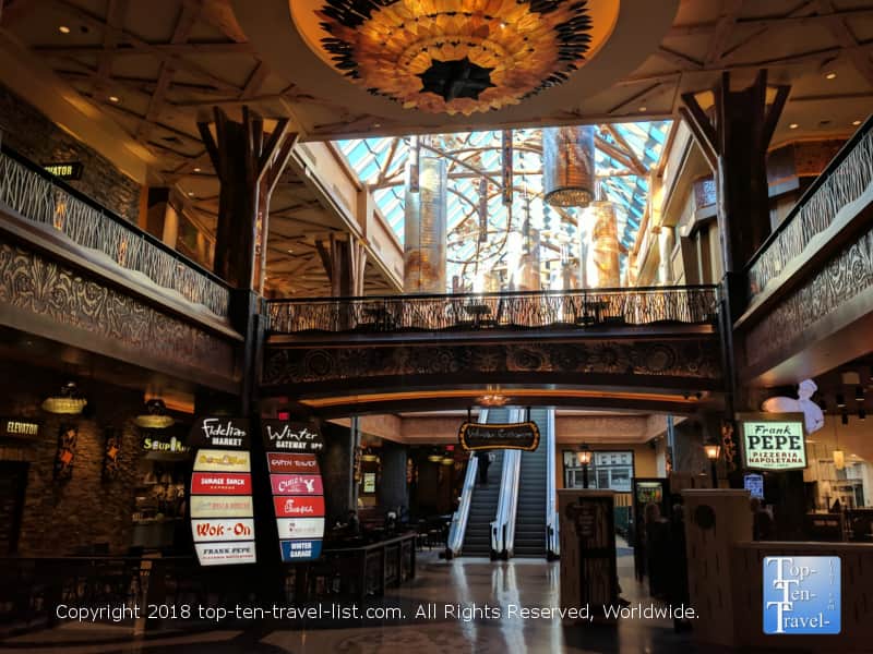 Native American design at Mohegan Sun