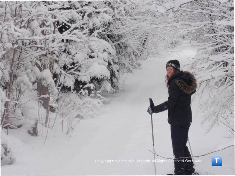 Skiing at Bretton Woods Nordic center