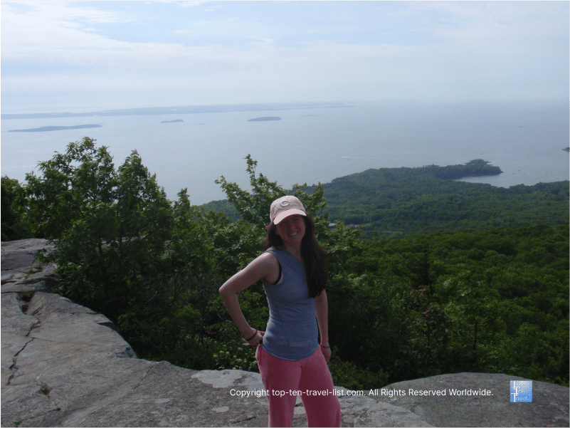 Lookout at Camden Hills State Park in Maine