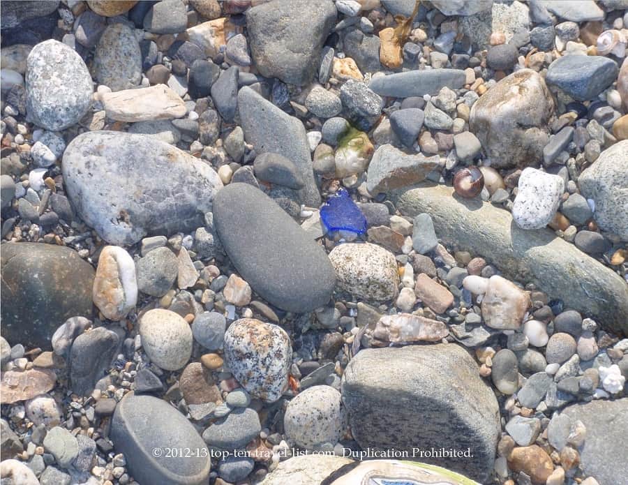 Islesboro, Maine Sea Glass - cobalt blue