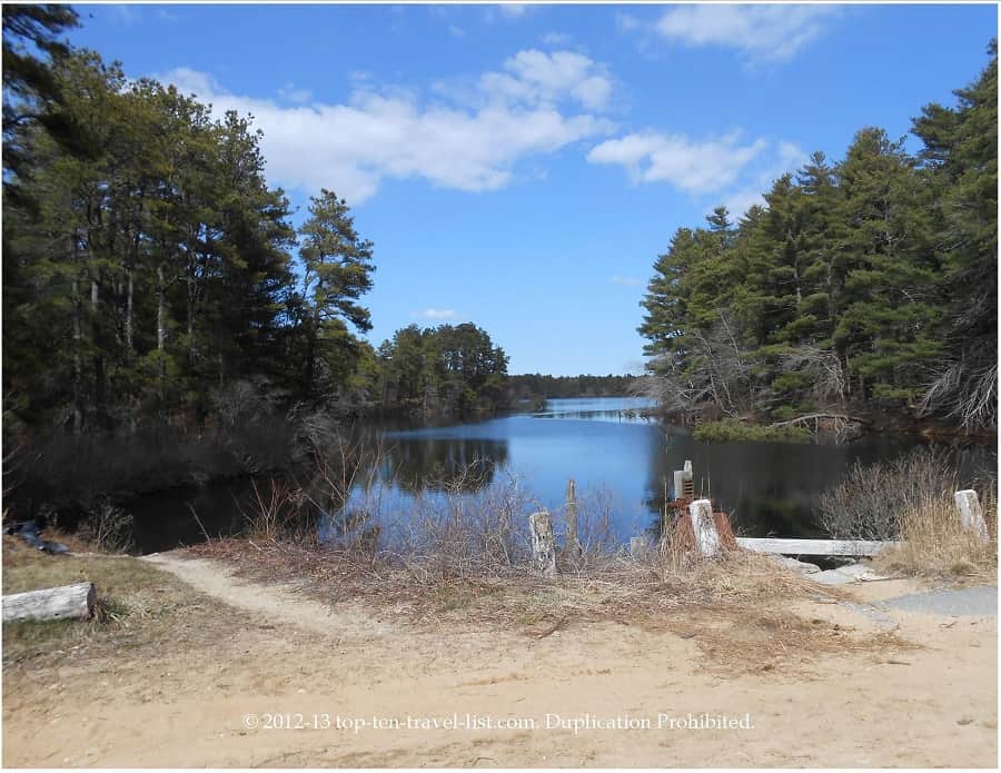 Reservoir at Myles Standish State Forest
