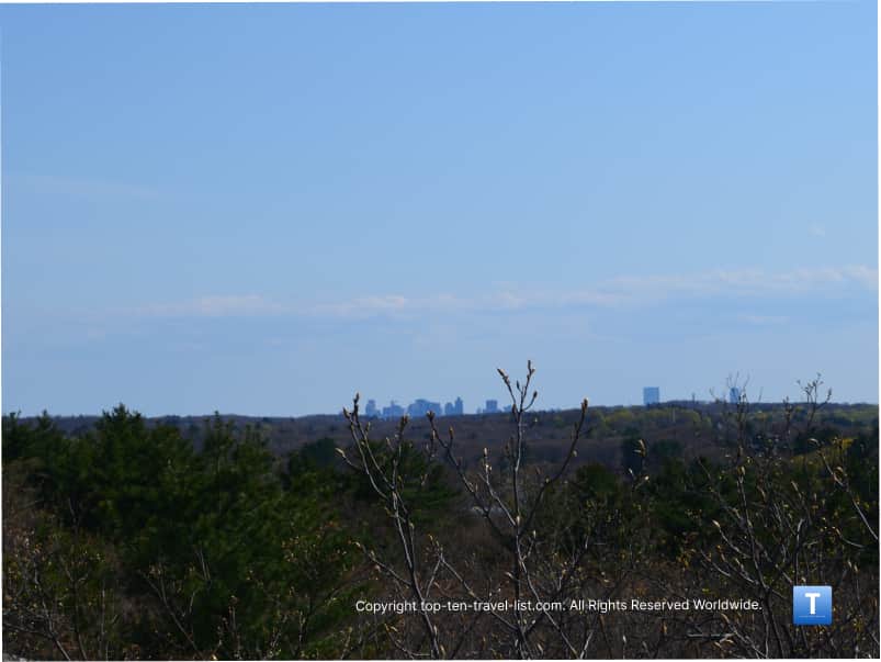 Boston views from Breakheart Reservation