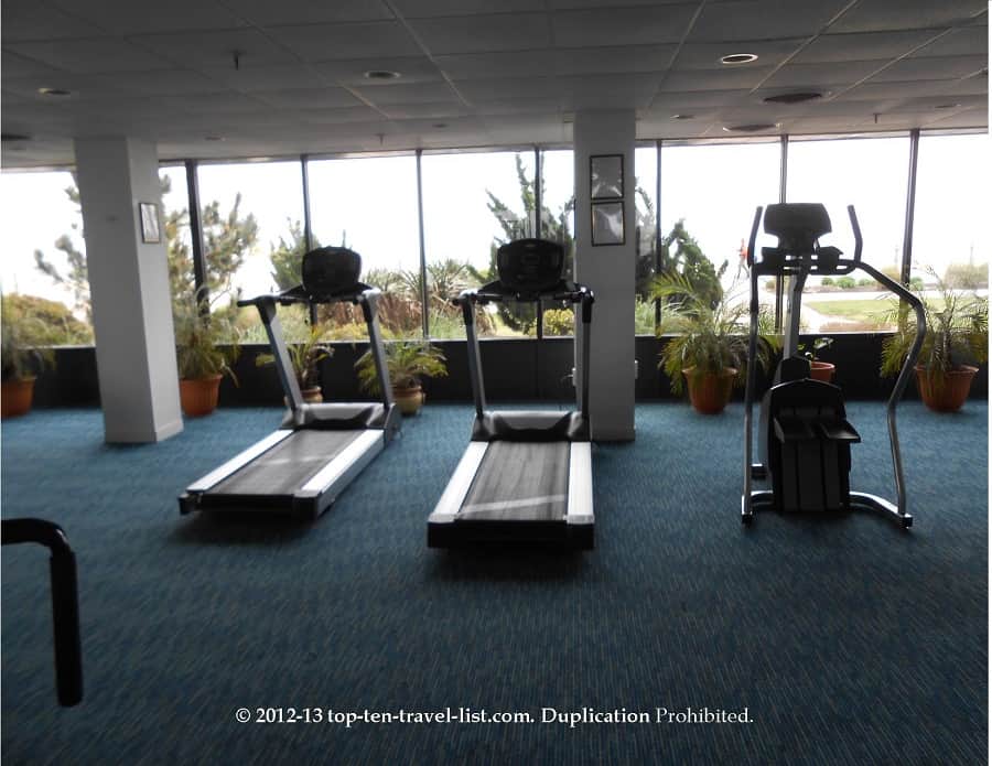 Fitness center at Best Western Plus Oceanfront in Virginia Beach