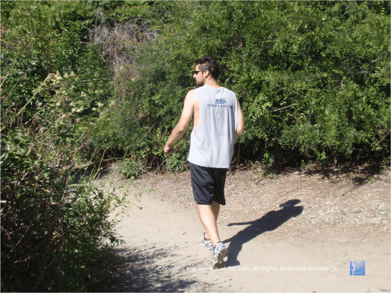 Hiking at El Dorado Nature Park in Long Beach 