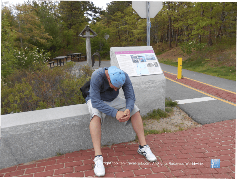 Run down after biking the Cape Cod Rail trail