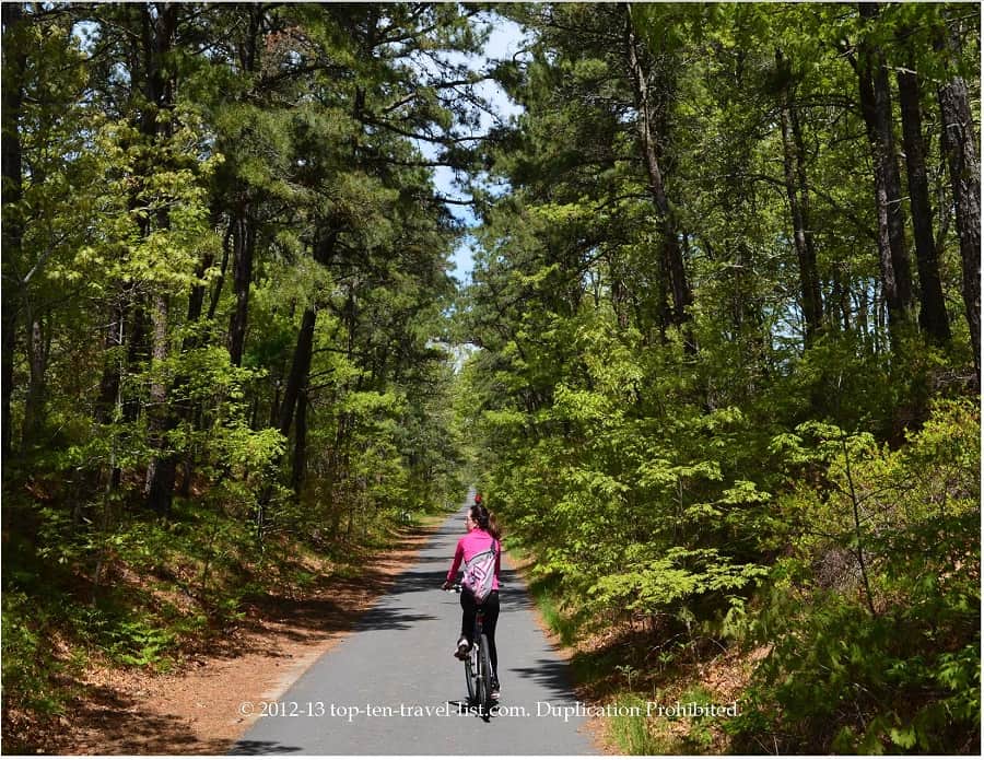 Biking the Cape Cod Rail Trail