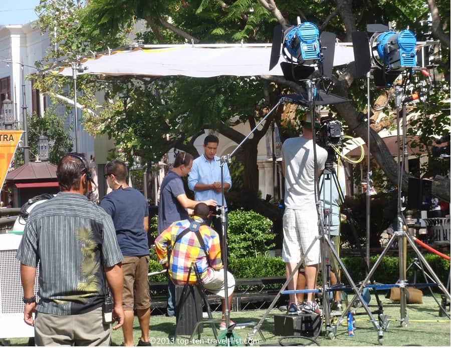 Mario Lopez Extra at the Grove in Los Angeles