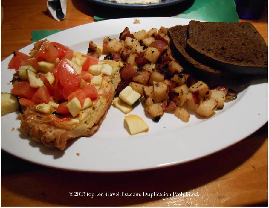 New England Harvest Quiche at Persy's Place - Middleboro, MA - 