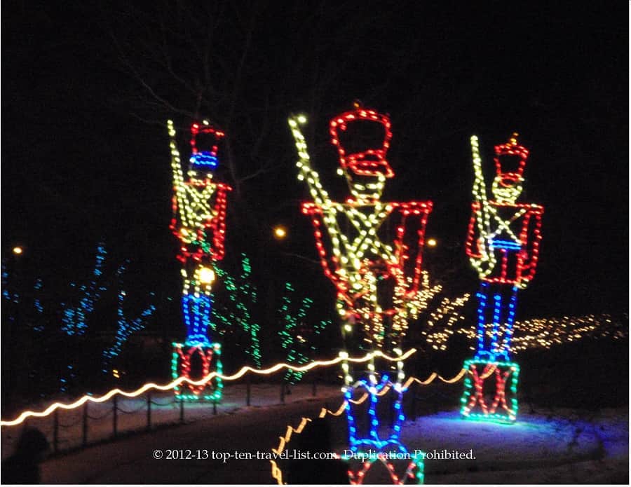 Toy soldiers display Lincoln Park Zoo 