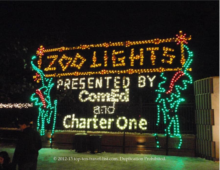 Lincoln Park ZooLights in Chicago 