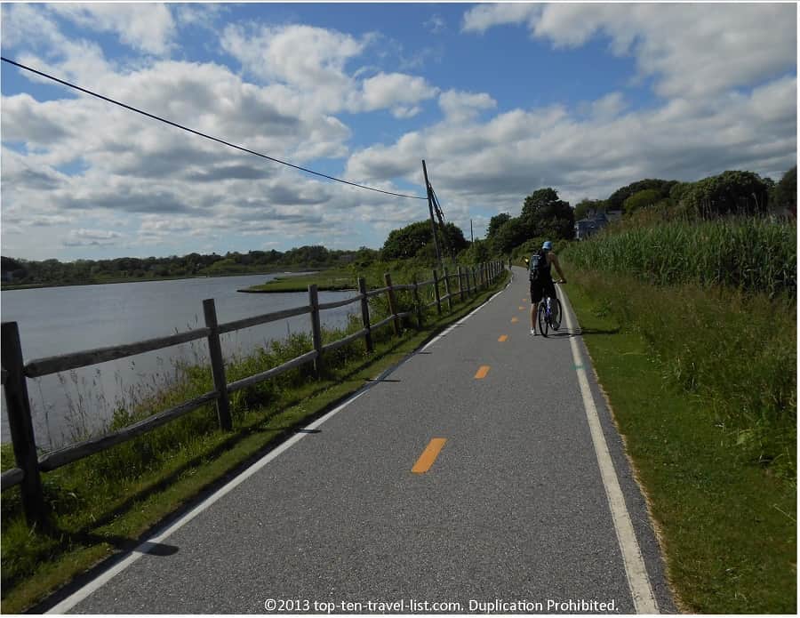Biking the East Bay bike path