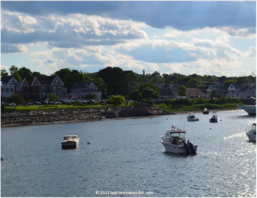 Scenic views of Plymouth Harbor 
