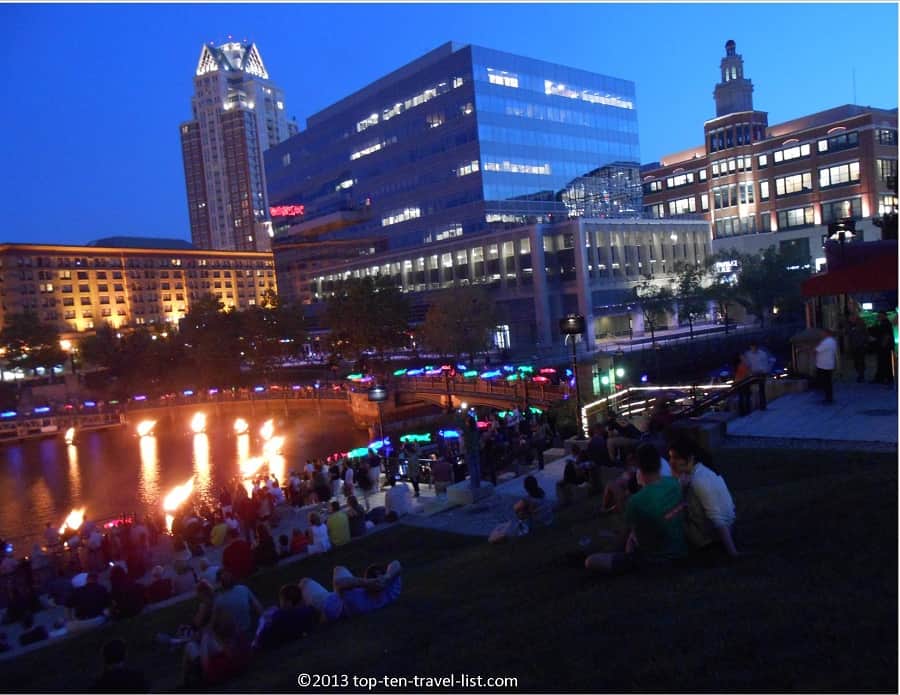 Waterfire festival in Providence