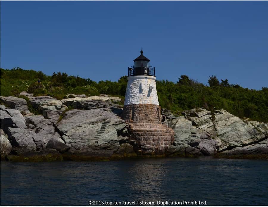 Castle Hill LightHouse in Newport, Rhode Island