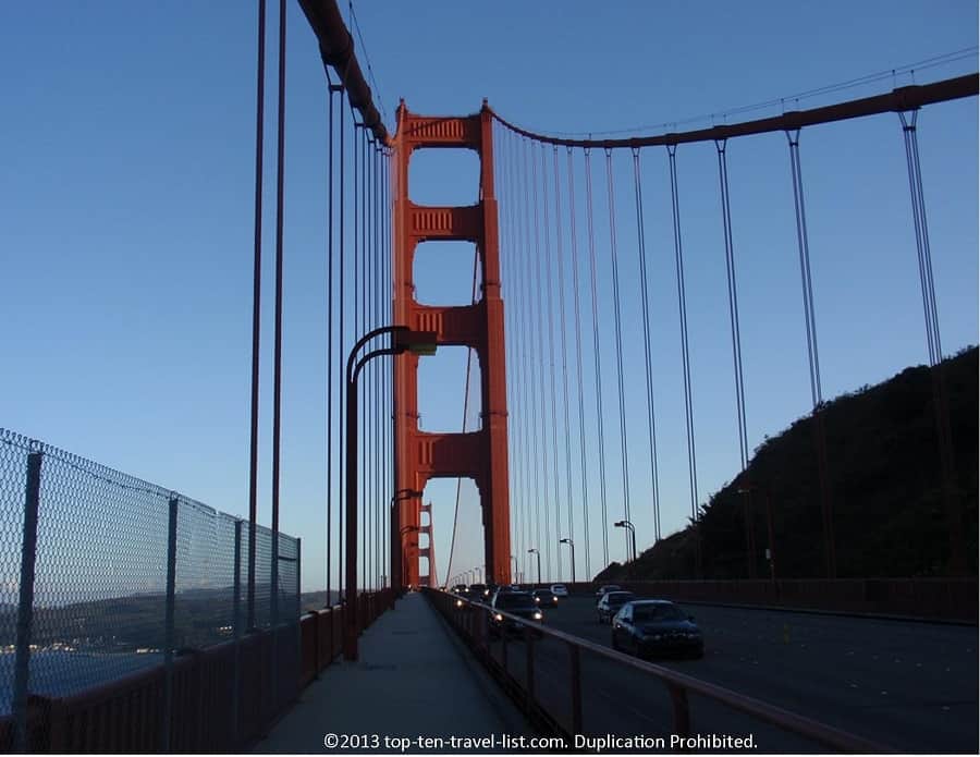 The Golden Gate Bridge in San Francisco, California