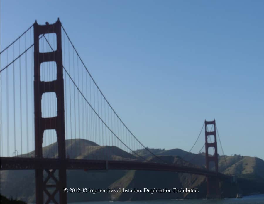 Golden Gate Bridge in San Francisco, California