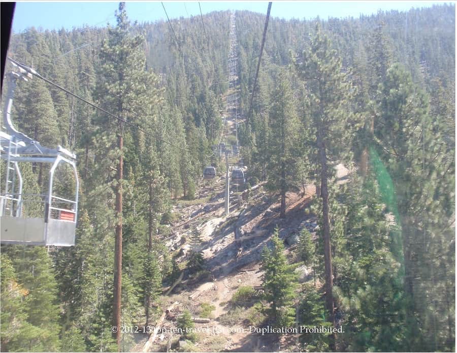 Heavenly Village gondola ride in South Lake Tahoe