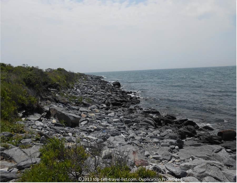 Rocky ocean views at Sachuest Point