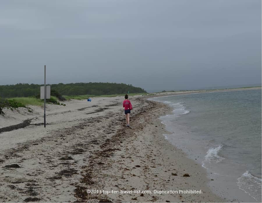 Strolling on West Island Beach