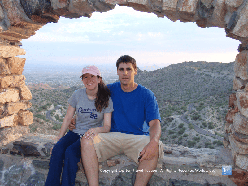Camelback Mountain hike photo opp in Phoenix