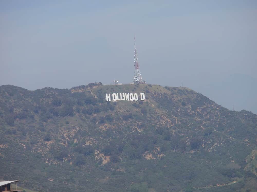 Hollywood sign from the Griffith