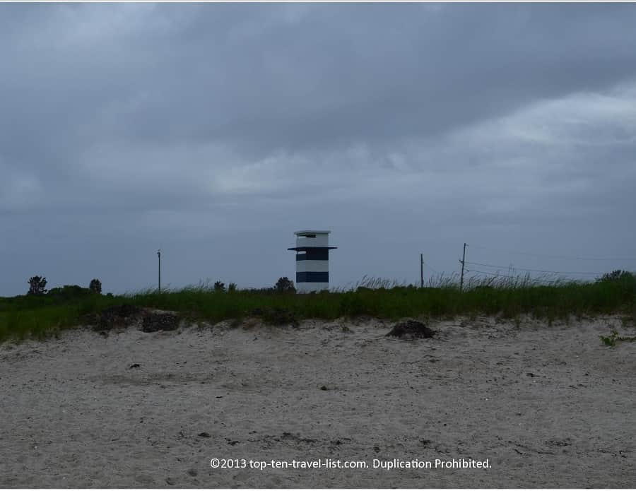 WW2 lookout tower at West Island Town Beach