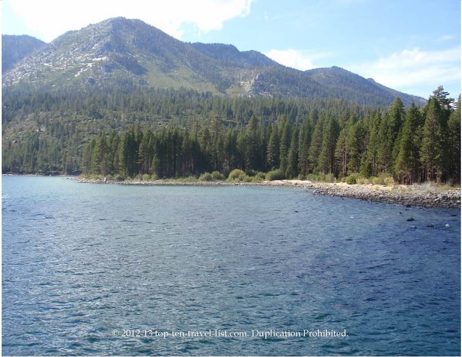 Views from Zephyr Cove cruise in Lake Tahoe