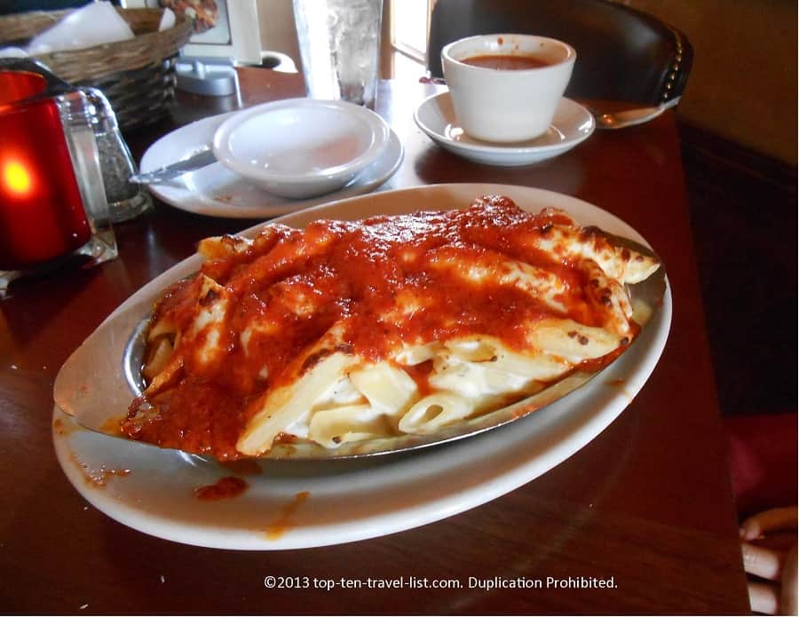 Baked Ziti at La Scala in Randolph