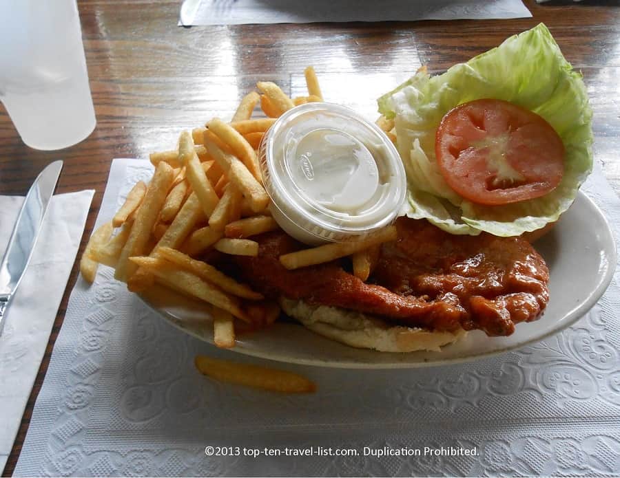 Buffalo Chicken sandwich at Central Cafe - Middleboro, MA