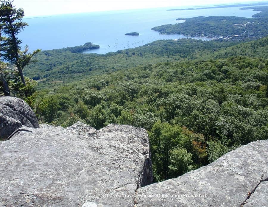 Camden Hills State park in Maine