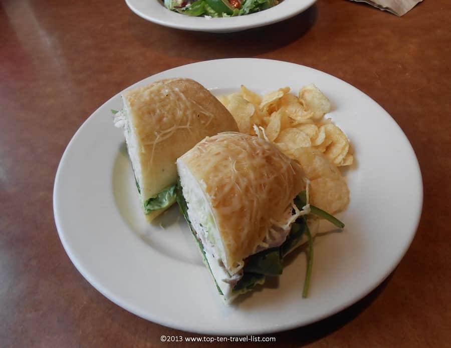 Chicken Ciabatta sandwich at Cafe Nordstrom 