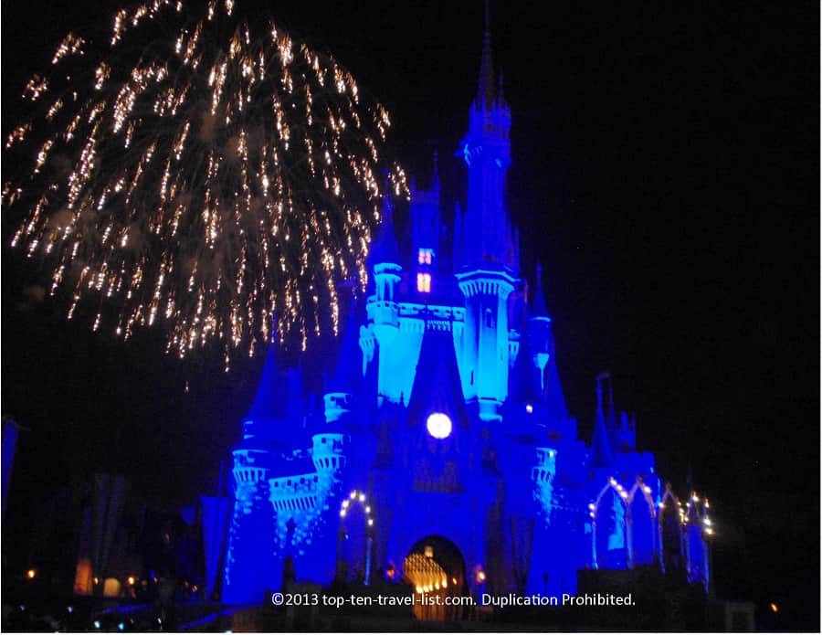Magic Kingdom fireworks show in Orlando