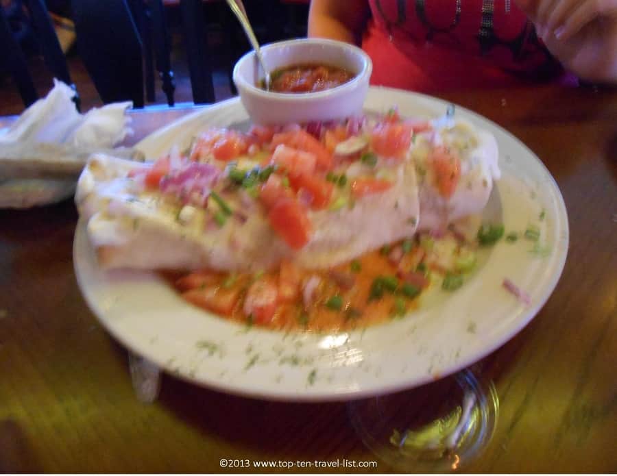 10lb burrito at Espresso Italian Grille in Gloucester
