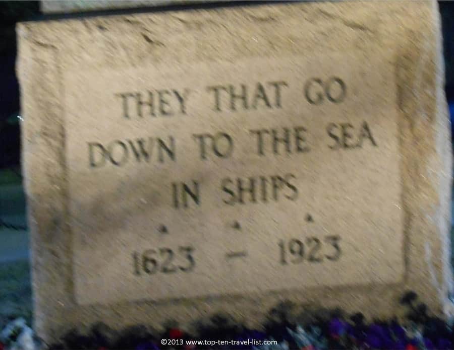 Fisherman's Memorial Plaque in Gloucester