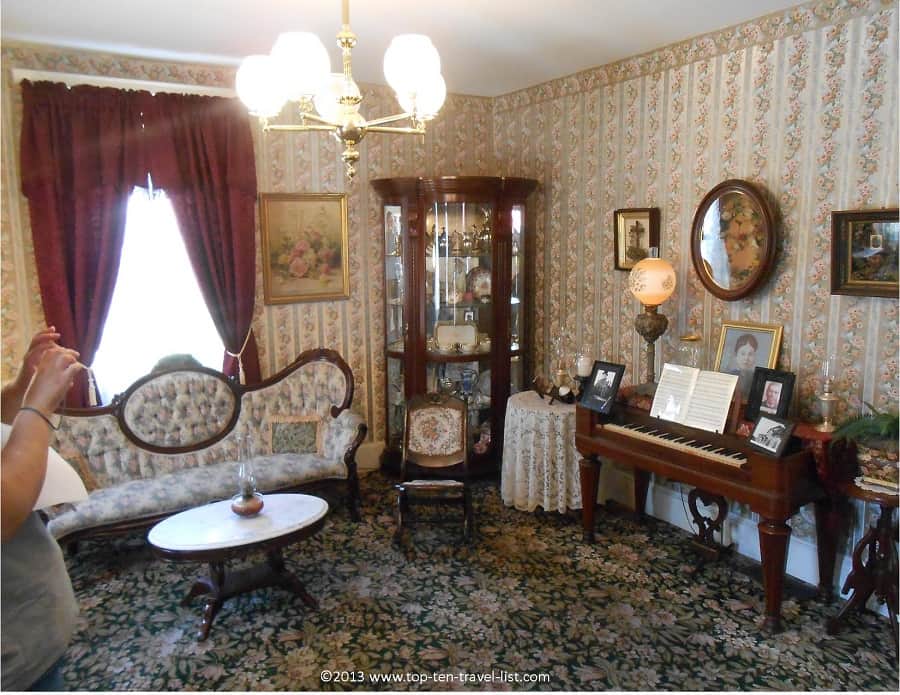 Living room of the Lizzie Borden house