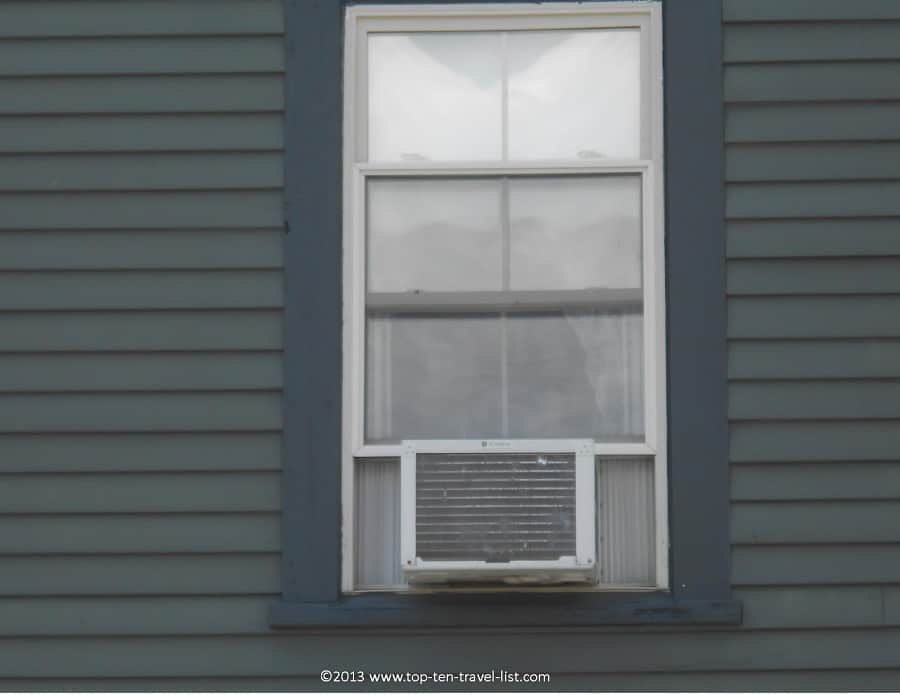 Window where Lizzie Borden ghost was seen