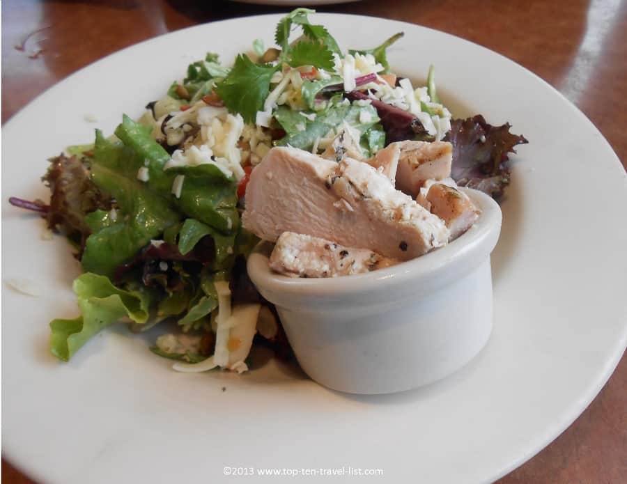 Lime and chicken cilantro salad at Cafe Nordstrom 