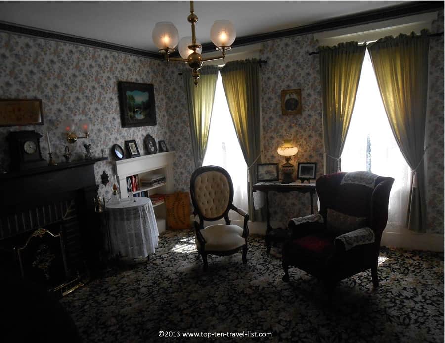 The room where Andrew Borden was found murdered 