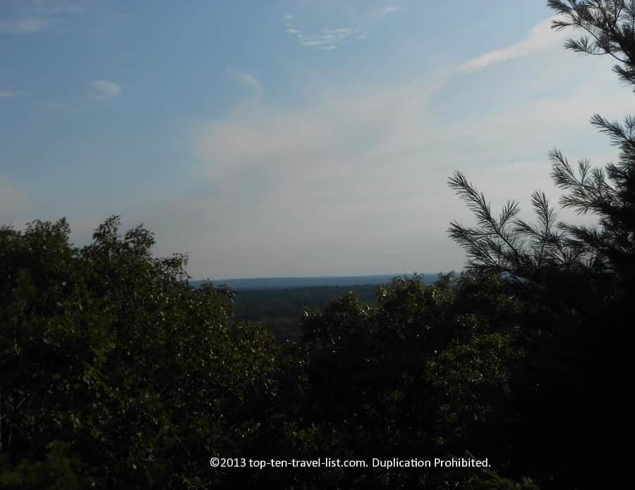 Scenic views at Blue Hills Reservation in Milton, MA