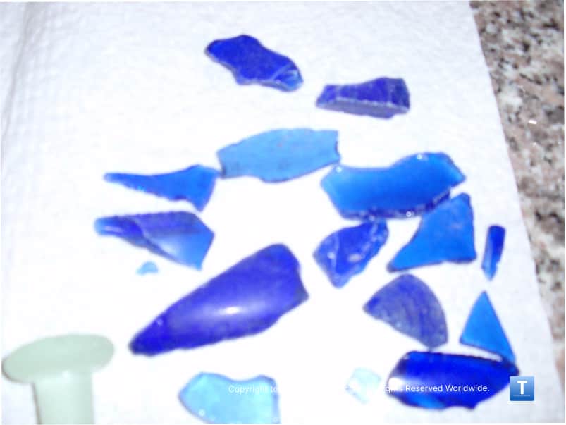 Cobalt blue seaglass