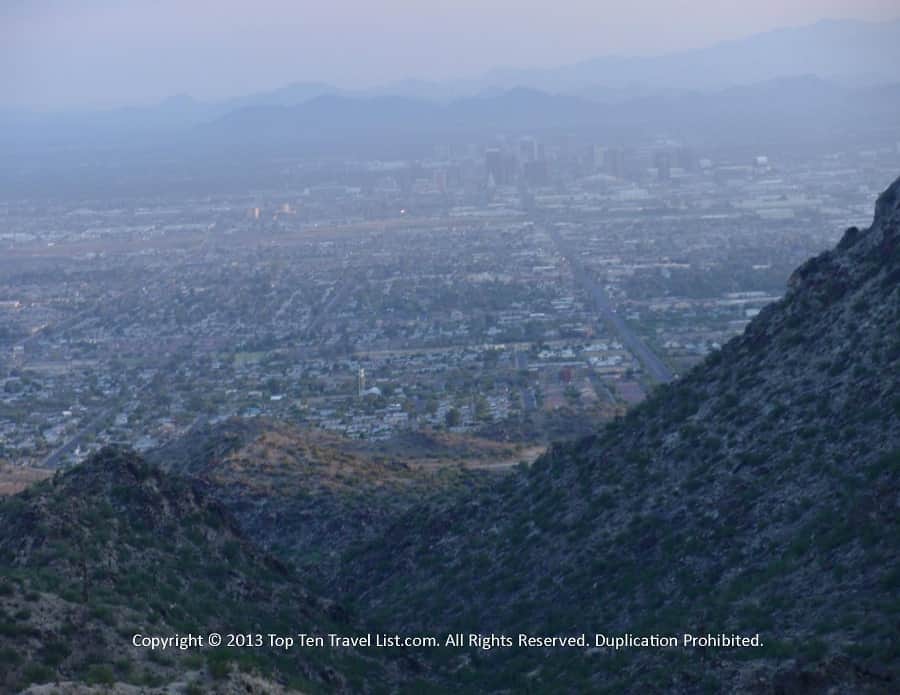 Views of Phoenix from Camelback Mountain