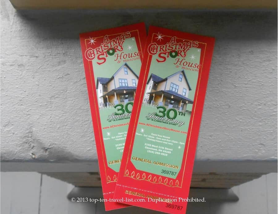 A Christmas Story house tickets for 30th Anniversary