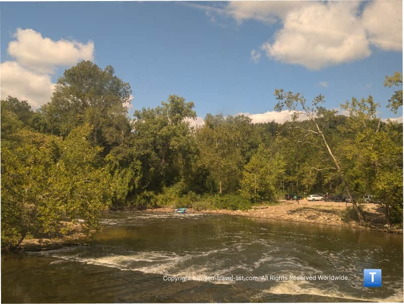 Creek view from the Cuyahoga Valley Scenic Railroad
